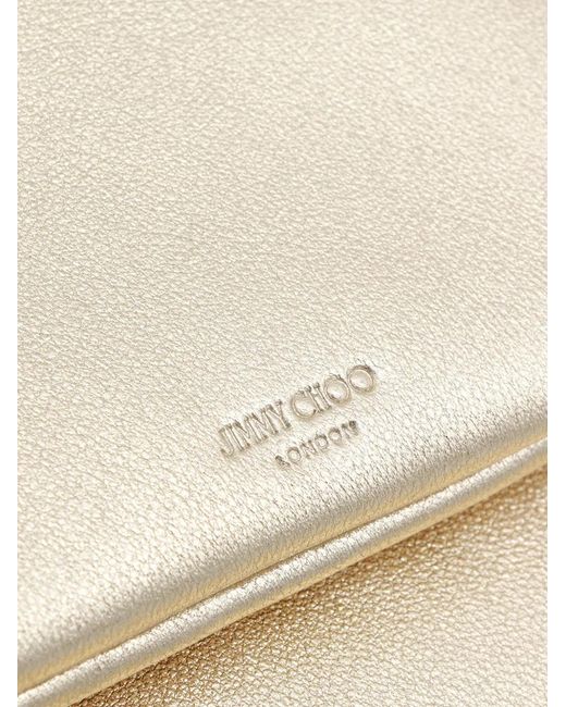 Jimmy Choo Callie Flap Metallic Tassel Shoulder Bag