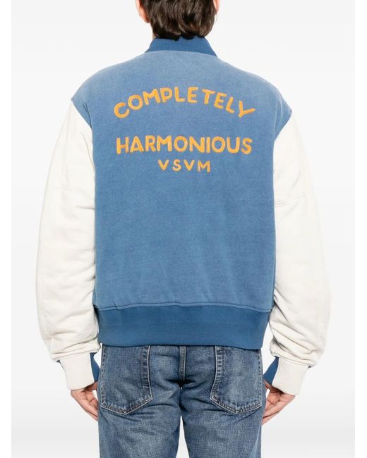 Visvim Blue Varsity Era Down Jacket for men