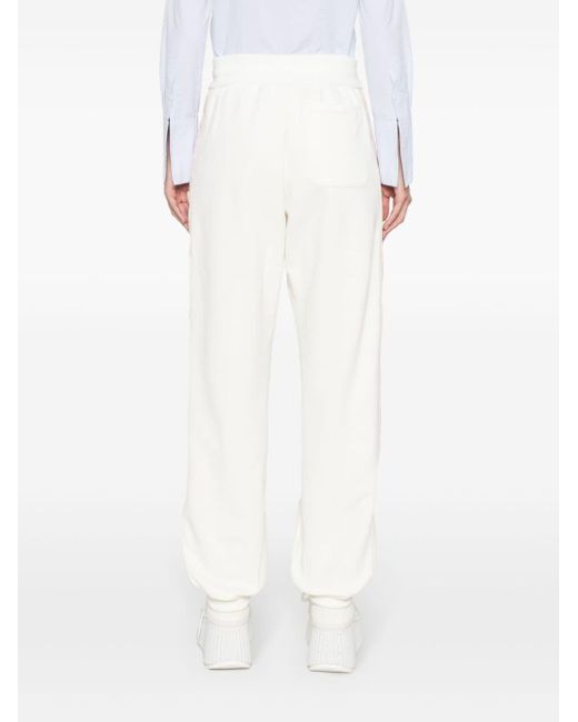 Pantalones de chándal con parche Interlocking G Gucci de color White