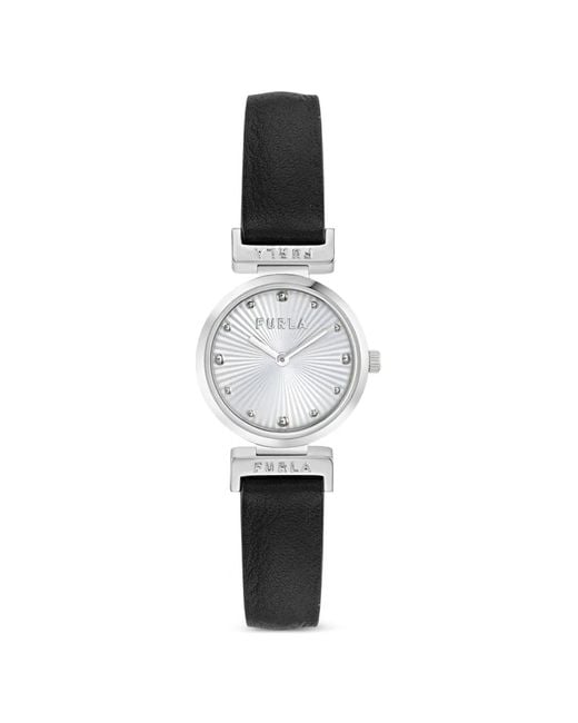 Furla White Textured Dial 32Mm Watch