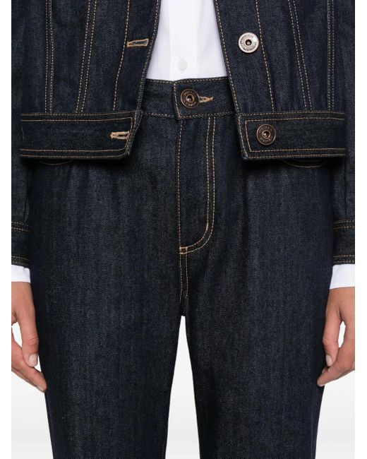 McQueen Blue Five-Pocket Jeans