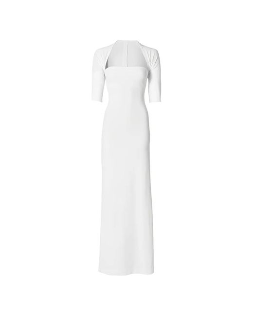 Jacquemus White The Bolero Column Dress