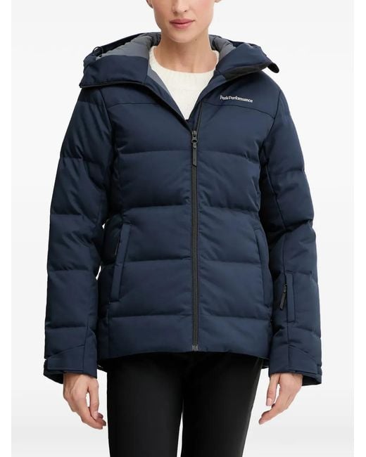 Abito Da Sci Con Cappuccio di Peak Performance in Blue