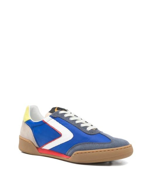 Valsport Blue Logo-Patch Sneakers for men
