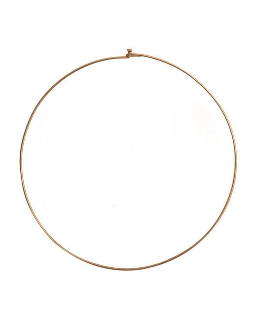 Dezso by Sara Beltran Natural 18K Rose Wire Necklace