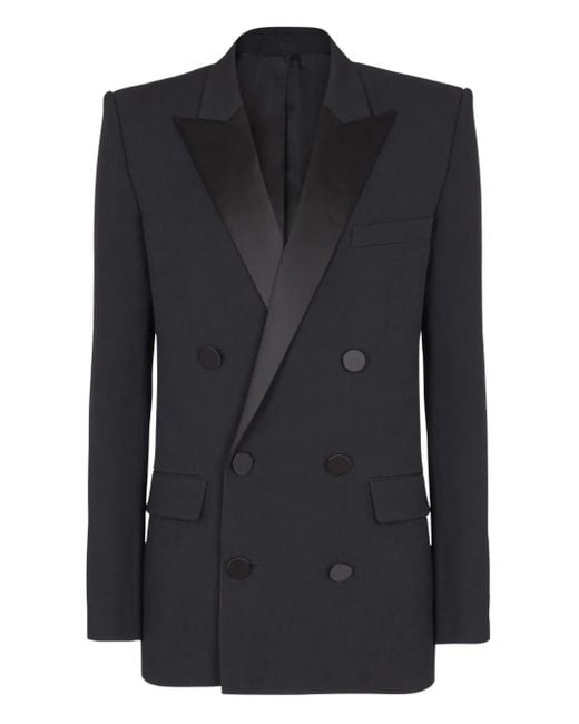 メンズ Balmain コットン ジャケット Black