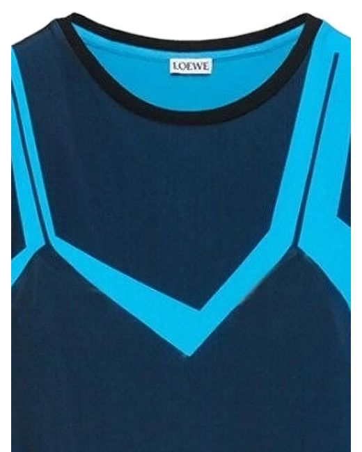 Loewe トロンプルイユ トップ Blue
