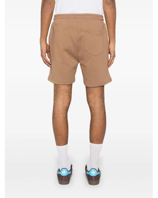 Pantalones cortos de chándal con logo flâneur de hombre de color Natural