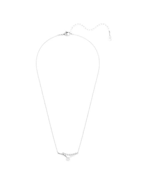 Swarovski White Matrix Crystal-Embellished Necklace