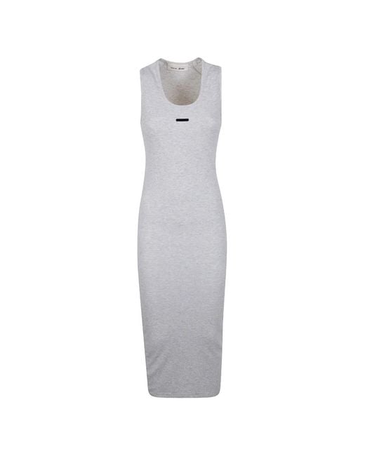 Fear Of God White Fitted Long Tank Dress