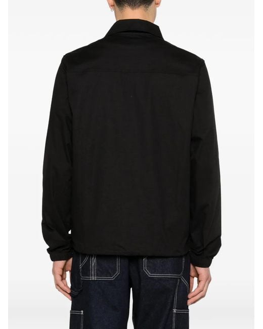 Patagonia Black Logo-Patch Overshirt for men