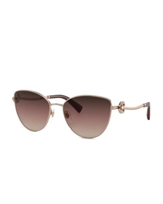 BVLGARI キャットアイ サングラス Brown