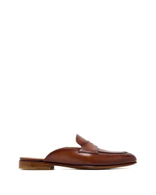 Magnanni Shoes Brown Mules À Entaille Penny