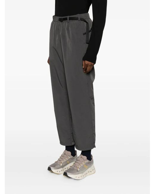 Goldwin Gray Dope Dyed Rip-Stop Pants for men