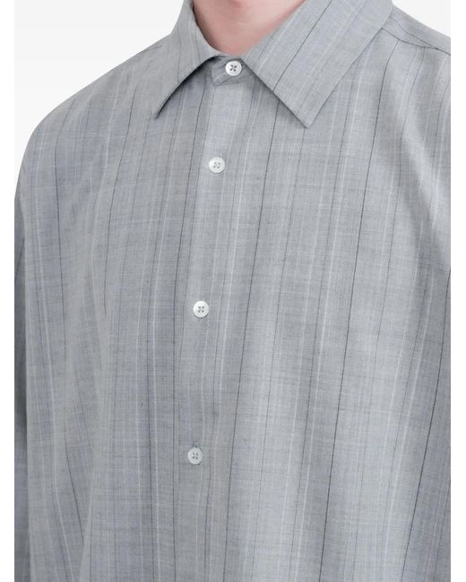 Vous Décidez Gray Find Striped Shirt for men
