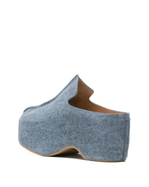 J.W. Anderson Blue 75Mm Platform Clogs