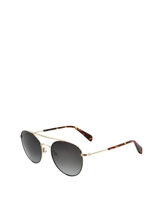 Rag & Bone Metallic Pilot-Frame Sunglasses for men