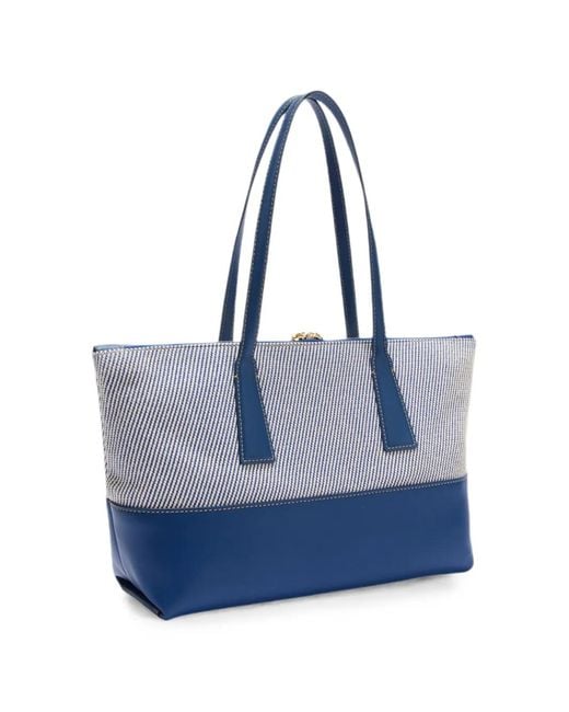 Furla Blue Olivia Tote M