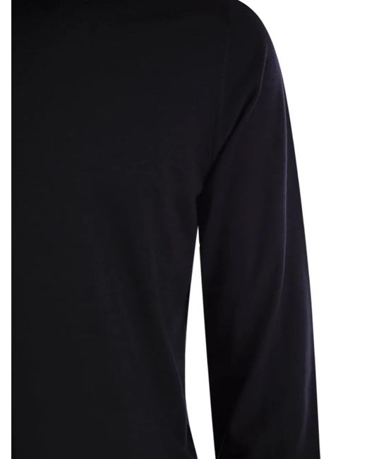 Pull À Col Roulé Fedeli pour homme en coloris Blue