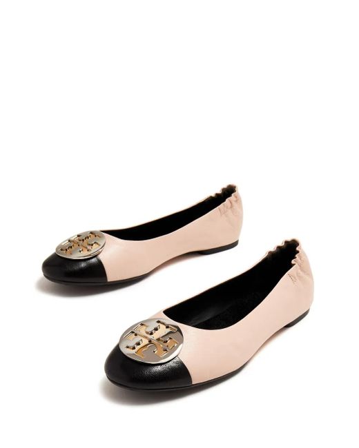 Tory Burch Natural Flat Shoes