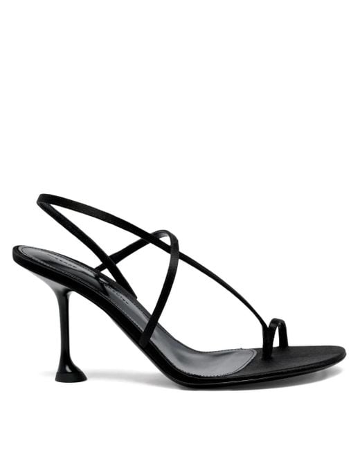 Proenza Schouler Black Tee Slingback Sandals
