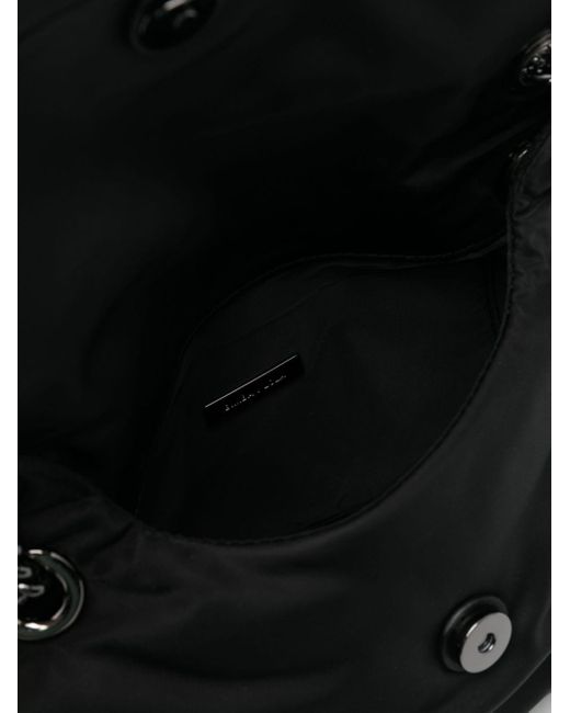 Bolso de hombro mediano con letras del logo Bimba Y Lola de color Black