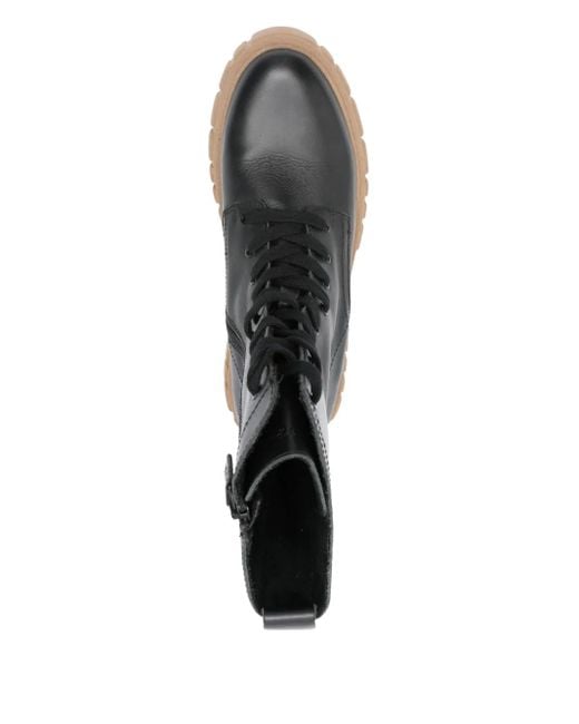 Marc O' Polo Black Lace-Up Boots