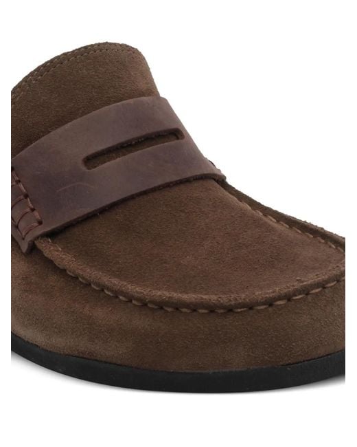 Birkenstock Brown Naples Wrapped Mixed Leather Loafers