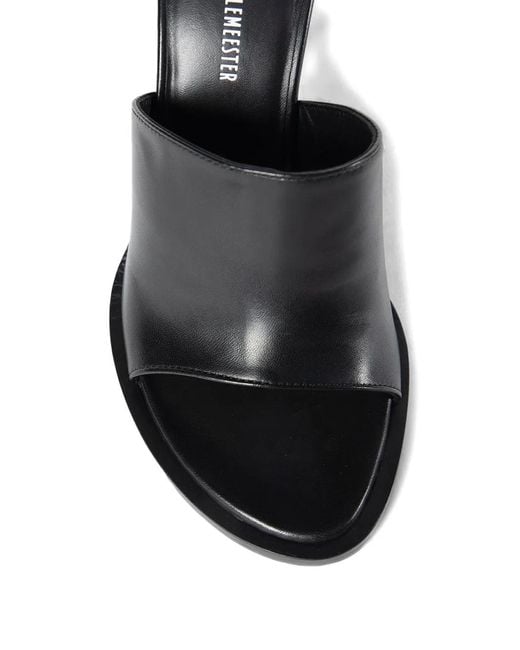 Ann Demeulemeester Black Ziya Nappa Leather Sandals