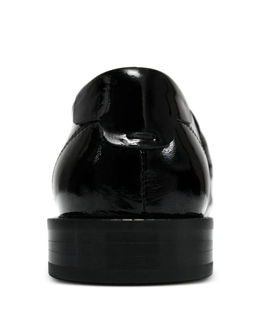 VANDA NOVAK Black Greta Loafers