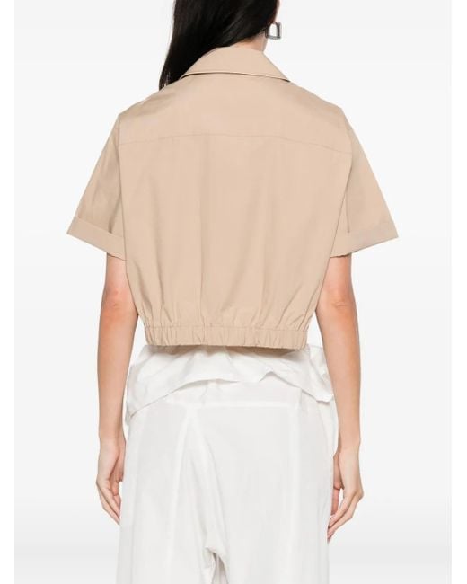 Dorothee Schumacher Natural Button-Fastening Flap-Pocket Shirt