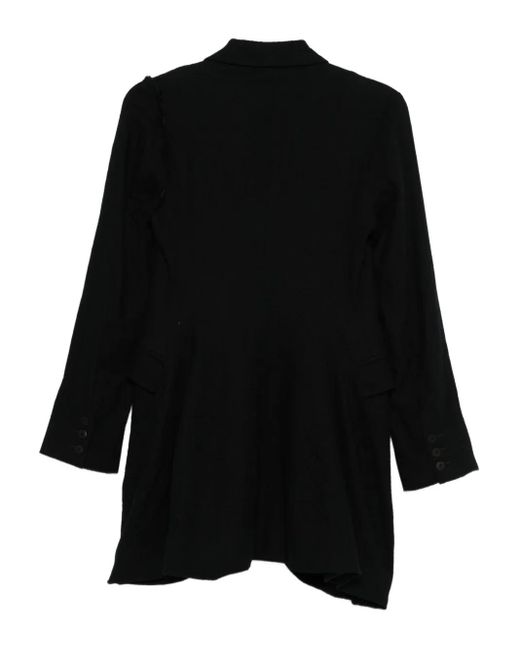 Marc Le Bihan Black Single-Breasted Fitted Jacket