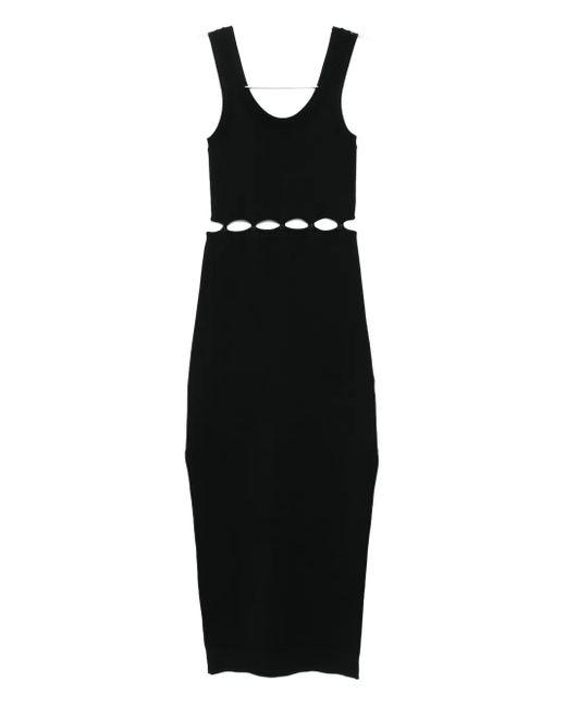 Abito Lungo Con Dettaglio Cut-Out di Nanushka in Black