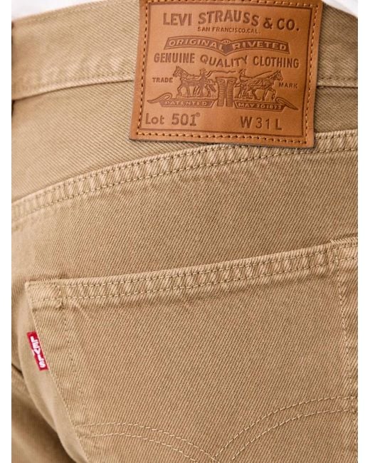 Levi's Natural 501 Original Denim Shorts for men