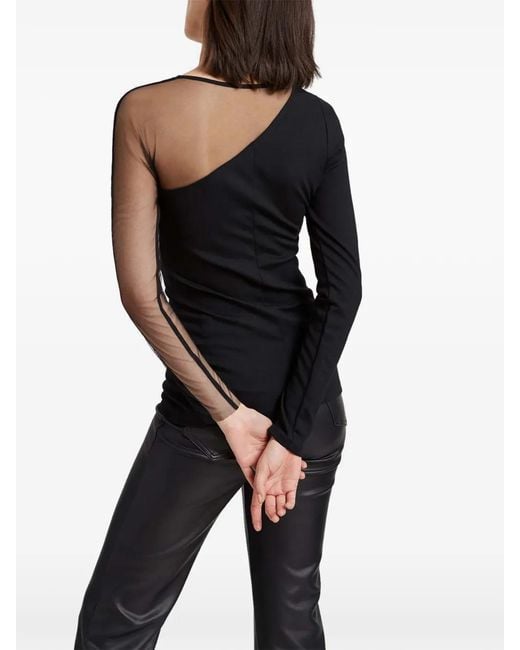 MARCELLA Black Nolita Asymmetric Top