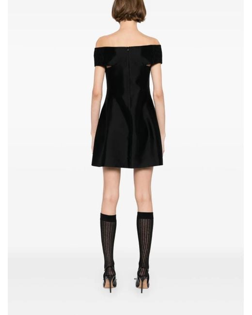 ShuShu/Tong Black Bow Mini Dress