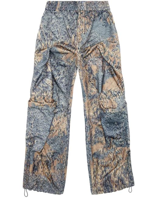DIESEL P-arne-fem-p1 カーゴパンツ Blue