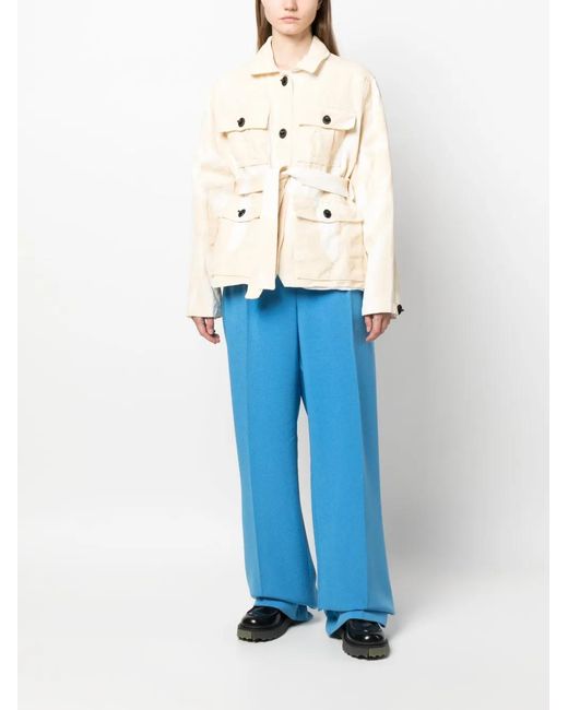 BOTTER Natural Long-Sleeve Belted Jacket