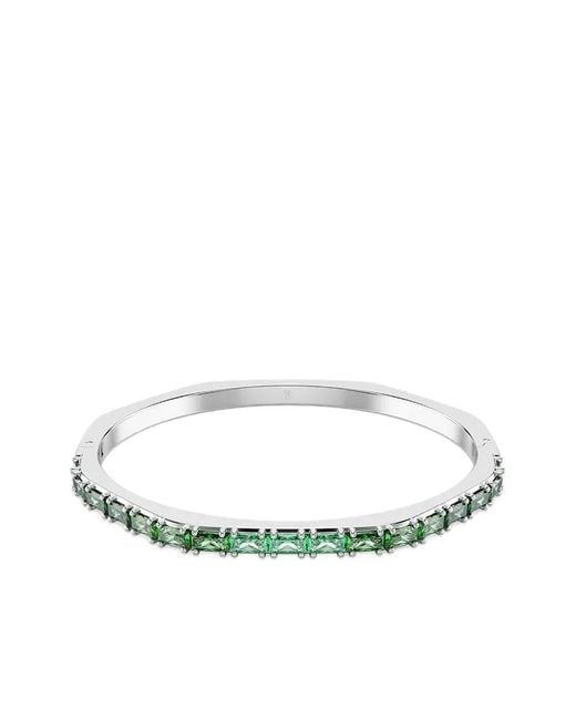 Swarovski White Matrix Octogon-Shape Bangle