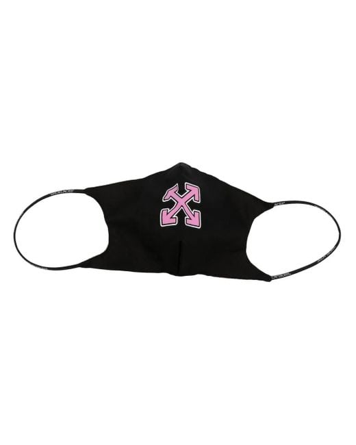Off-White c/o Virgil Abloh Black Arrows-Logo Face Mask