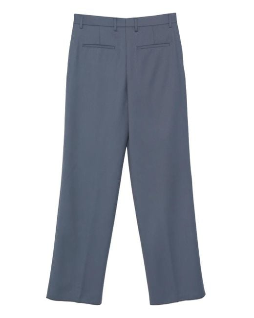 Lardini Blue Pleated Trousers for men