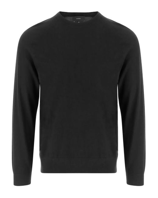 Vince Black Wool Blend Sweater for men