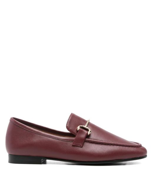 Bibi Lou Purple Leather Loafers