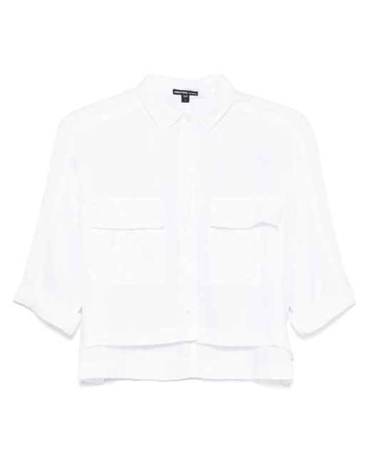 James Perse リネンシャツ White