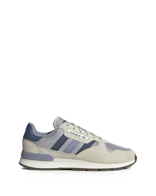 Adidas White Trezoid 2.0 Panelled Sneakers for men