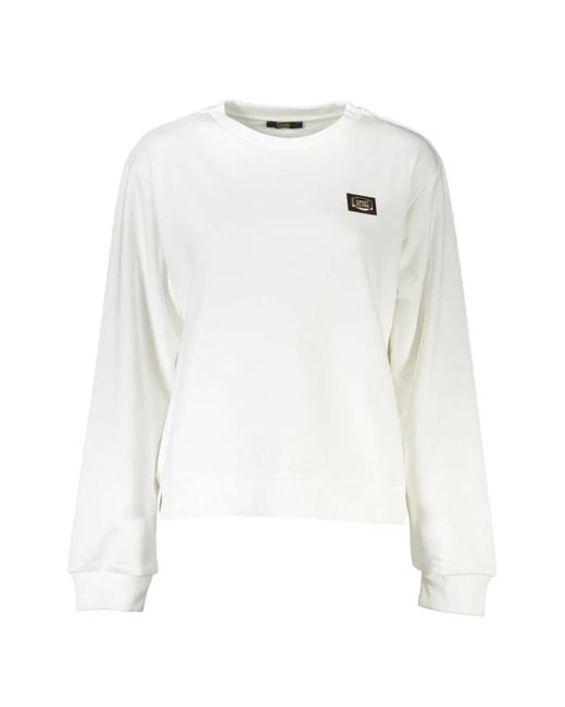 Sweat À Patch Logo Roberto Cavalli en coloris White