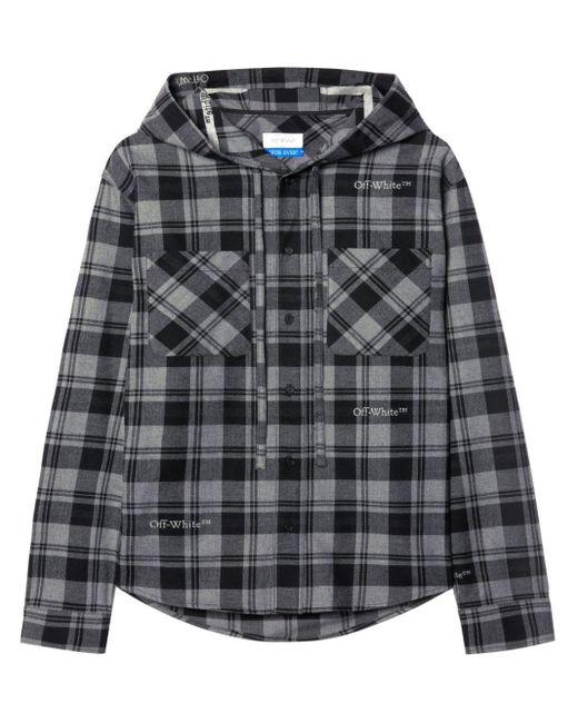 Chemise à carreaux Off-White c/o Virgil Abloh pour homme en coloris Black