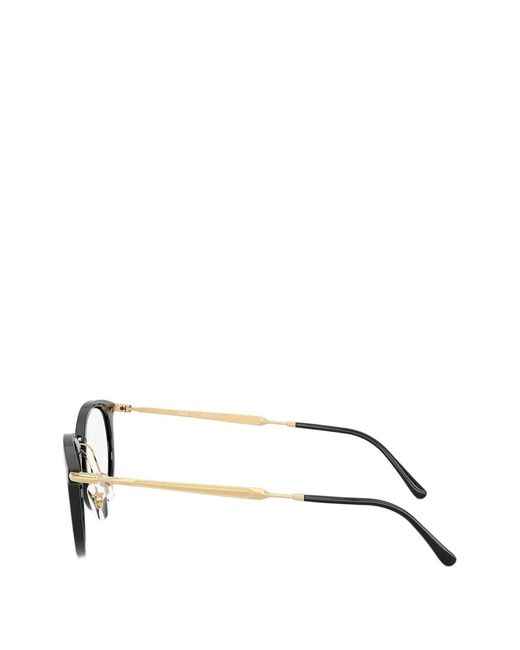 Ray-Ban Black Round-Frame Glasses
