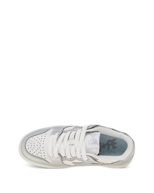 Zapatillas BAPE SK8 STA #4 A Bathing Ape de color White