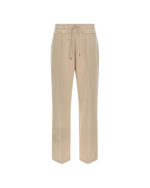 Moorer Natural Bayonne Cotton Trousers